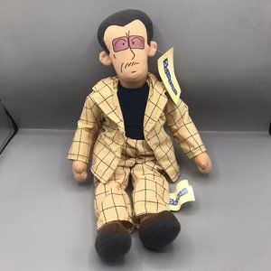 Vintage Toy Network Shin Chan Principal Ench Anime Plush Doll RARE HTF EUC